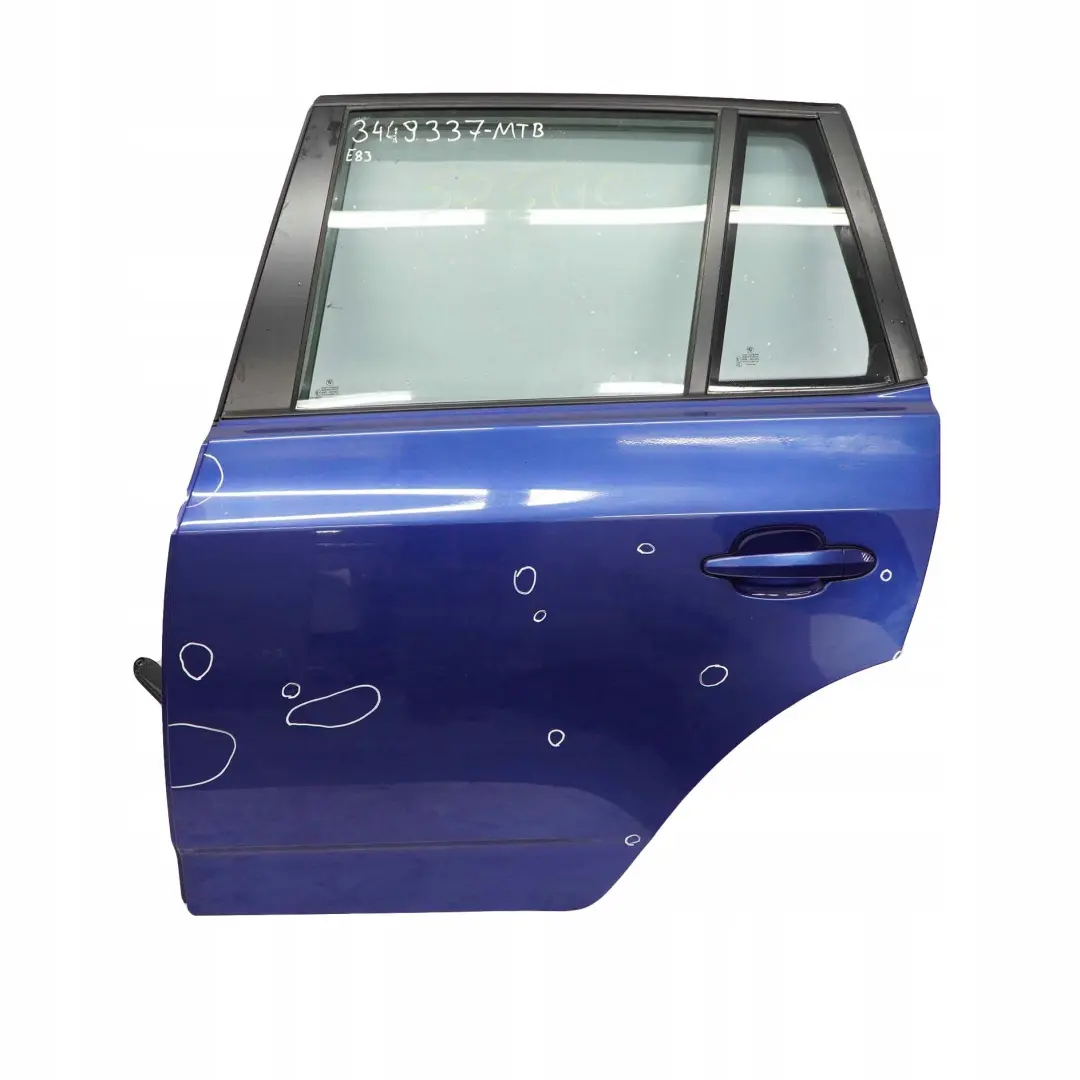 Arriere Gauche Bleu Montego Bleu Metallise - A51 pour BMW X3 E83 Porte à propos du numéro de pièce 3449337 BMW X3 E83 Porte Arriere Gauche Bleu Montego Bleu Metallise - A51 - SKU 3449337-MTB2 - Numéro de pièce 3449337
