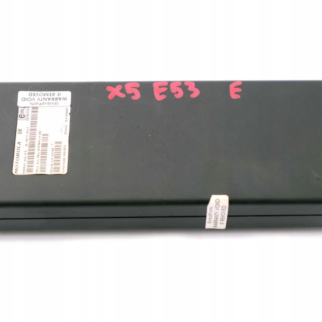 Motorola Manos Libres Electronica Unidad Control ECU para BMW E39 E46 E53 con número de pieza 6921857 BMW E39 E46 E53 Motorola Manos Libres Electronica Unidad Control ECU - SKU 6921857 - Número de pieza 6921857