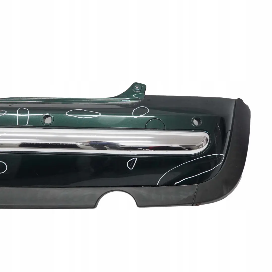 Bumper Panel PDC British Racing Green Metallic - 895 to BMW Mini Cooper R50 Rear with Part number 0029928 BMW Mini Cooper R50 Rear Bumper Panel PDC British Racing Green Metallic - 895 - SKU 0029928-BRG - Part number 0029928