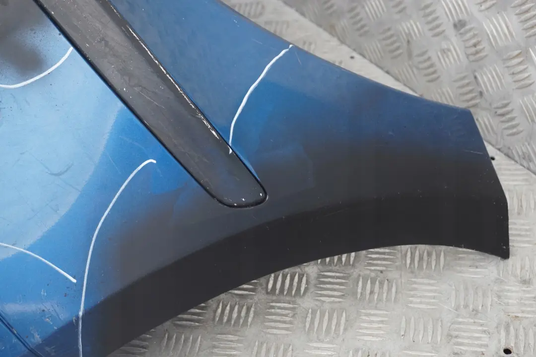 Complete Front Bumper Trim Panel Sydneyblau Blue to BMW 1 Series E81 E87 LCI with Part number 0035909 BMW 1 Series E81 E87 LCI Complete Front Bumper Trim Panel Sydneyblau Blue - SKU 0035909-SYD - Part number 0035909