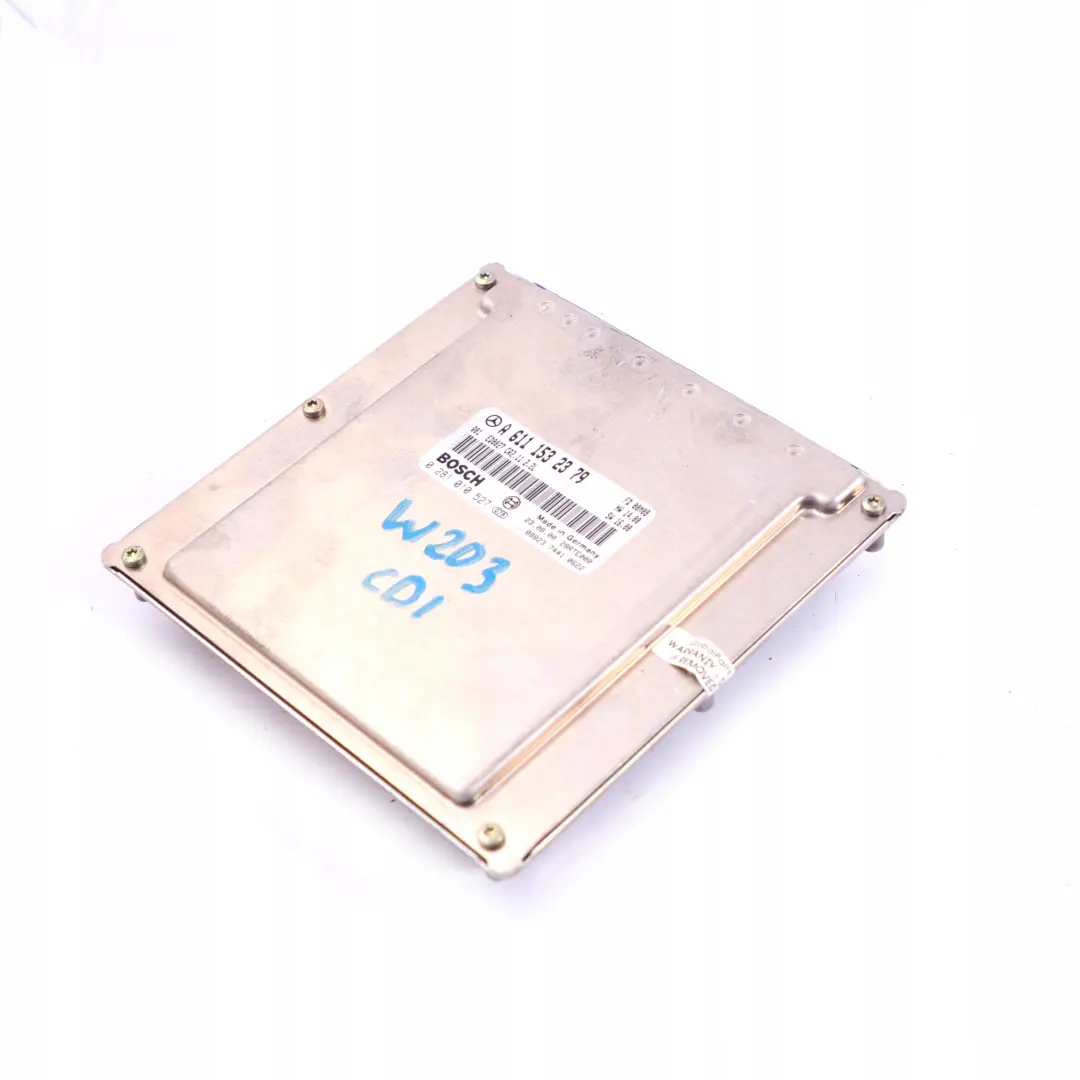 Mercedes-Benz W203 C 220 CDI OM611 Engine Control Unit Module ECU to with Part number A6111532379 Mercedes-Benz W203 C 220 CDI OM611 Engine Control Unit Module ECU - SKU A6111532379 - Part number A6111532379