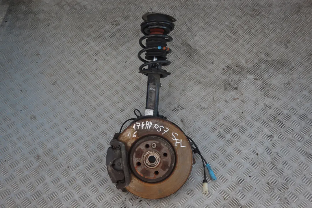 Front Left N/S Spring Strut Suspension Leg Brake Hub to BMW Mini R57 Cabrio S N18 with Part number 6789553 BMW Mini R57 Cabrio S N18 Front Left N/S Spring Strut Suspension Leg Brake Hub - SKU 6789553-1 - Part number 6789553