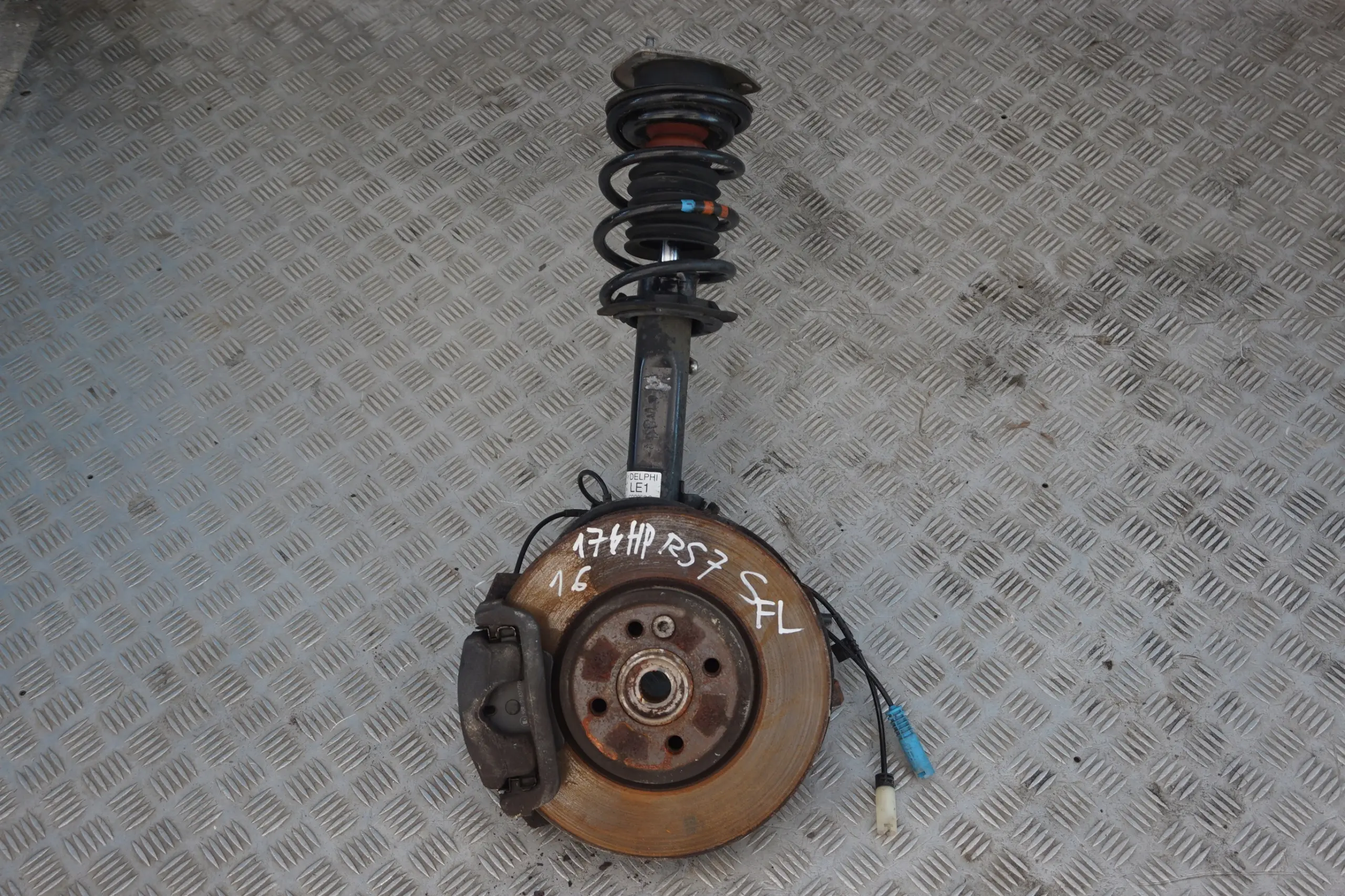 BMW Mini R57 Cabrio S N18 Front Left N/S Spring Strut Suspension Leg Brake Hub
