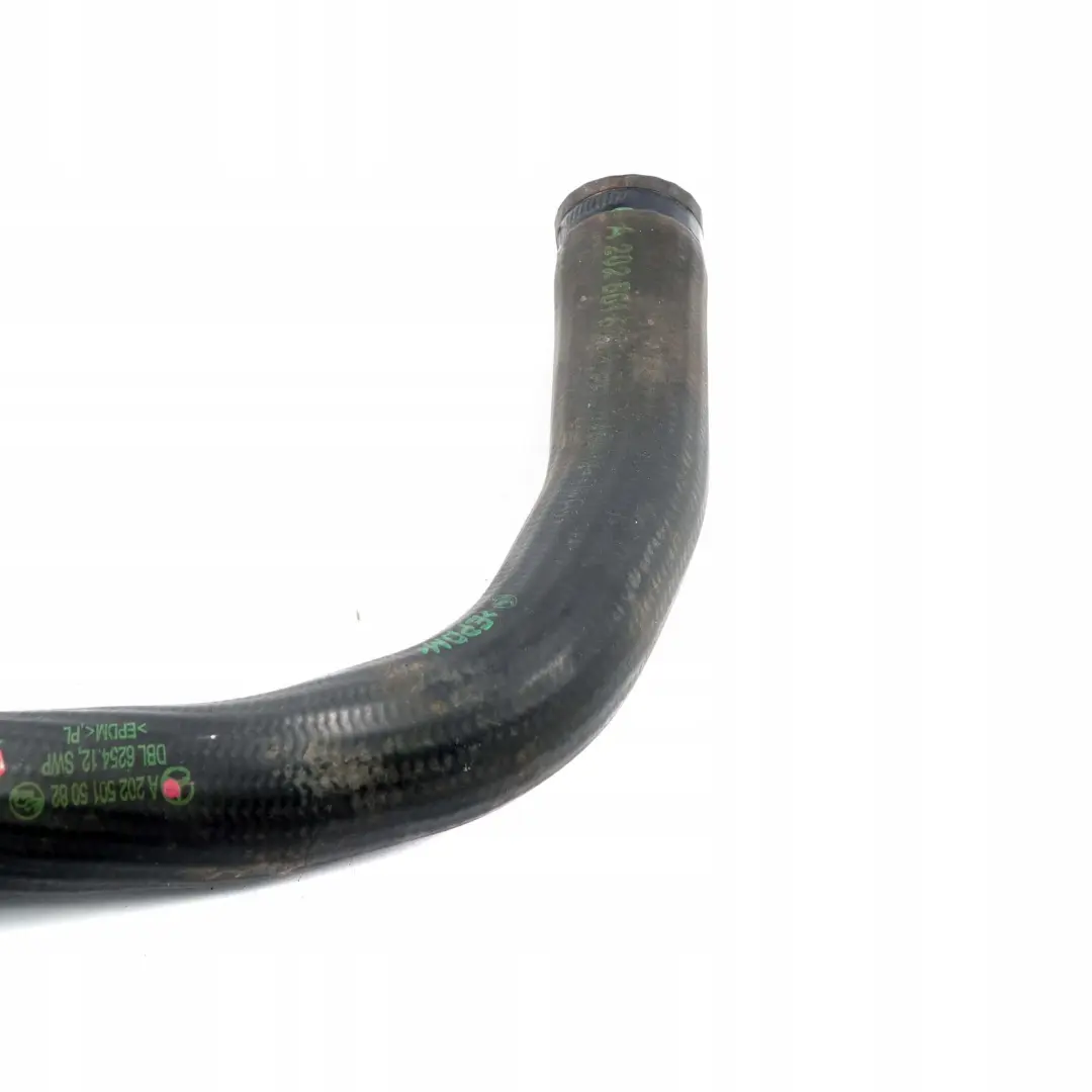 Mercedes-Benz W202 W208 Heat Exchanger Water Coolant Hose Pipe to with Part number A2025015082 Mercedes-Benz W202 W208 Heat Exchanger Water Coolant Hose Pipe - SKU A2025015082 - Part number A2025015082