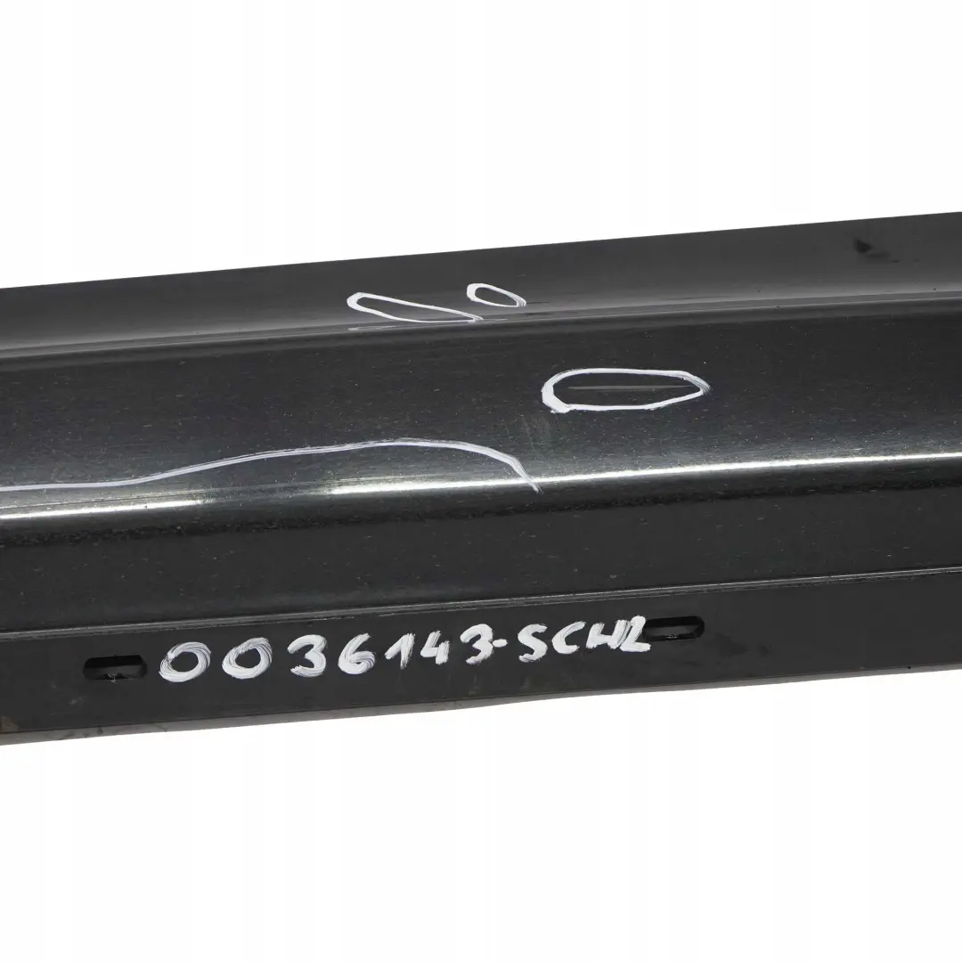 BMW 1 E81 E82 E88 2 Sill Strip Side Skirt Left N/S Schwarz 2 Black - 668 - SKU 0036143-SCH2 - Part number 0036143