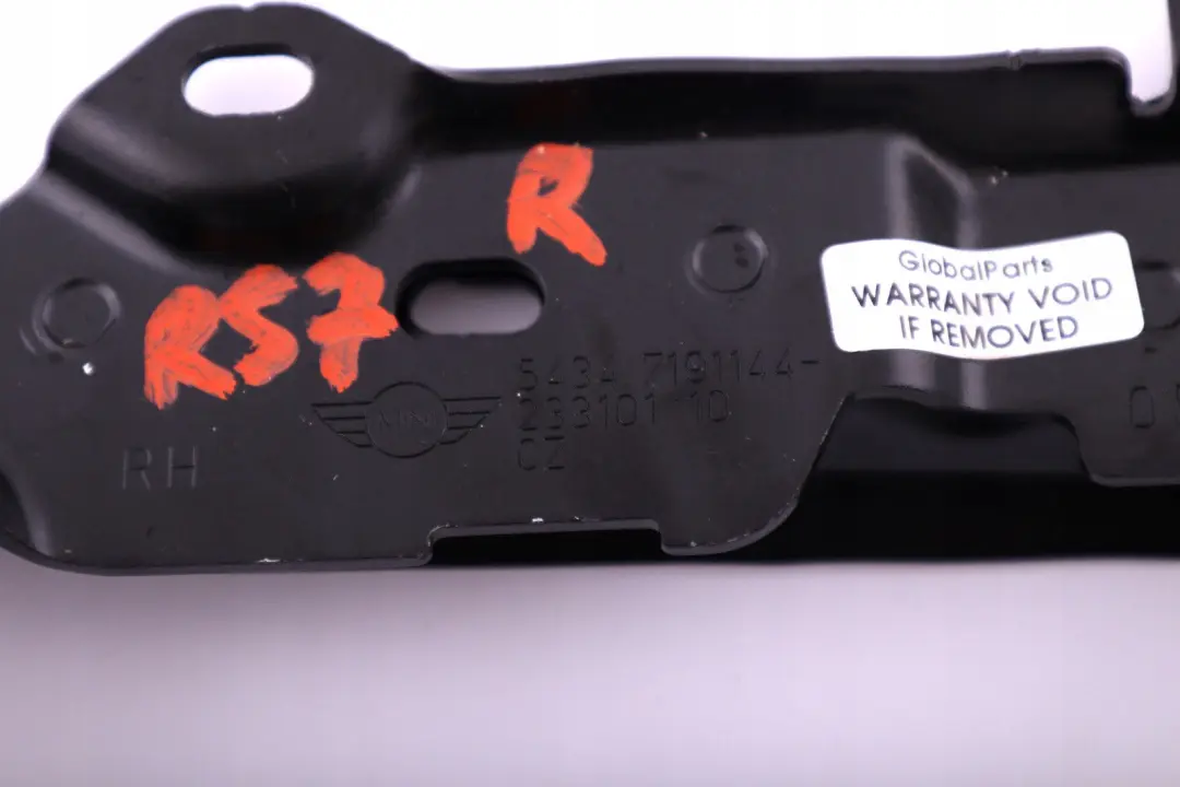 R57N LCI Halter Verschluss Spannbügel rechts für BMW MINI Cabrio R57 mit Teilenummer 7191144 BMW MINI Cabrio R57 R57N LCI Halter Verschluss Spannbügel rechts - SKU 7191144 - Teilenummer 7191144