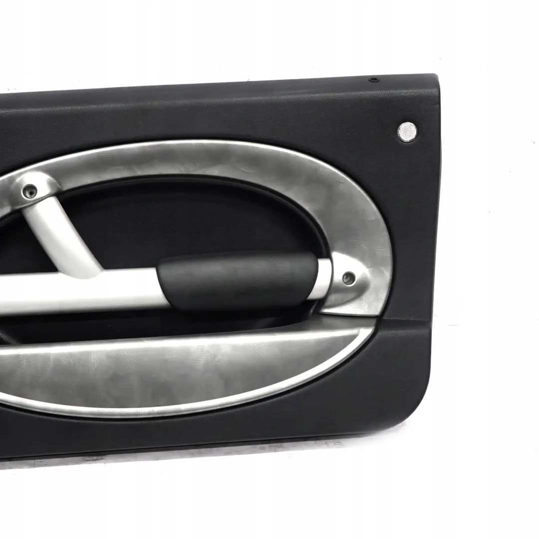 Delantera Derecha Tarjeta de Puerta Trim Pantera Negro Aleacion Patina para Mini R50 con número de pieza 7070628 Mini R50 Delantera Derecha Tarjeta de Puerta Trim Pantera Negro Aleacion Patina - SKU 7070628-2 - Número de pieza 7070628