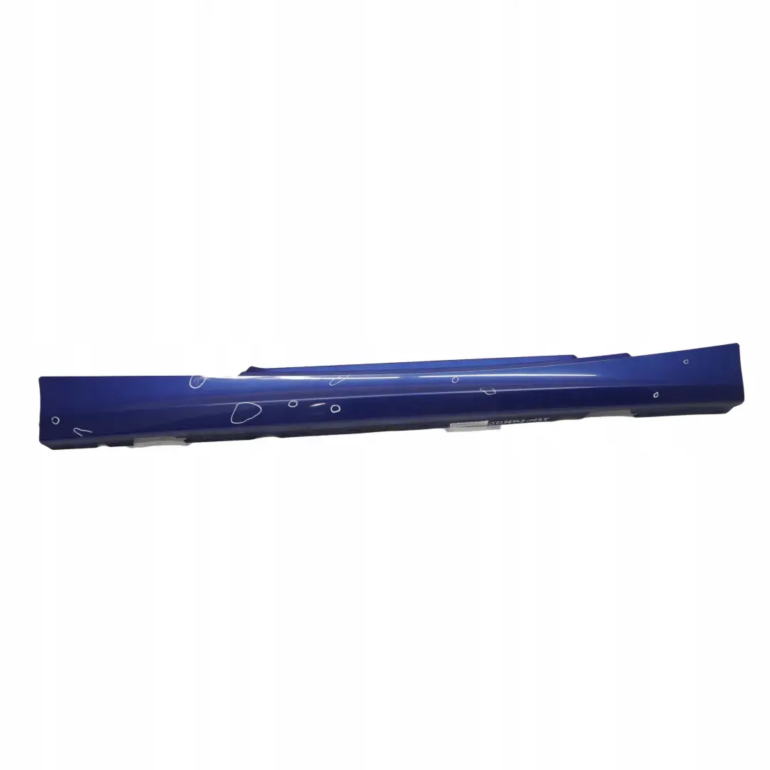 BMW 1 E81 E82 E88 5 Sill Strip Side Skirt Right O/S Montegoblau Blue - A51 - SKU 0036142-MTB5 - Part number 0036142