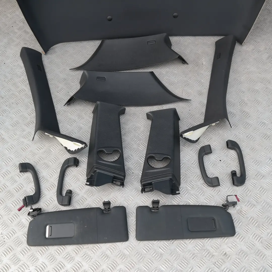 BMW 1 SERIES E81 Complete Headlining Roof Lining Black M Sport + Pillar - SKU 9136304 - Part number 9136304