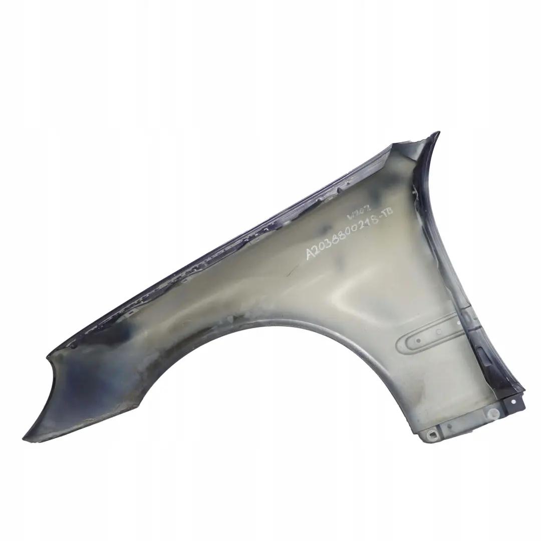 Delantero Derecho Panel Lateral Guardabarros Tanzanite Azul - 359 para Mercedes W203 con número de pieza A2038800218 Mercedes W203 Delantero Derecho Panel Lateral Guardabarros Tanzanite Azul - 359 - SKU A2038800218-TB - Número de pieza A2038800218
