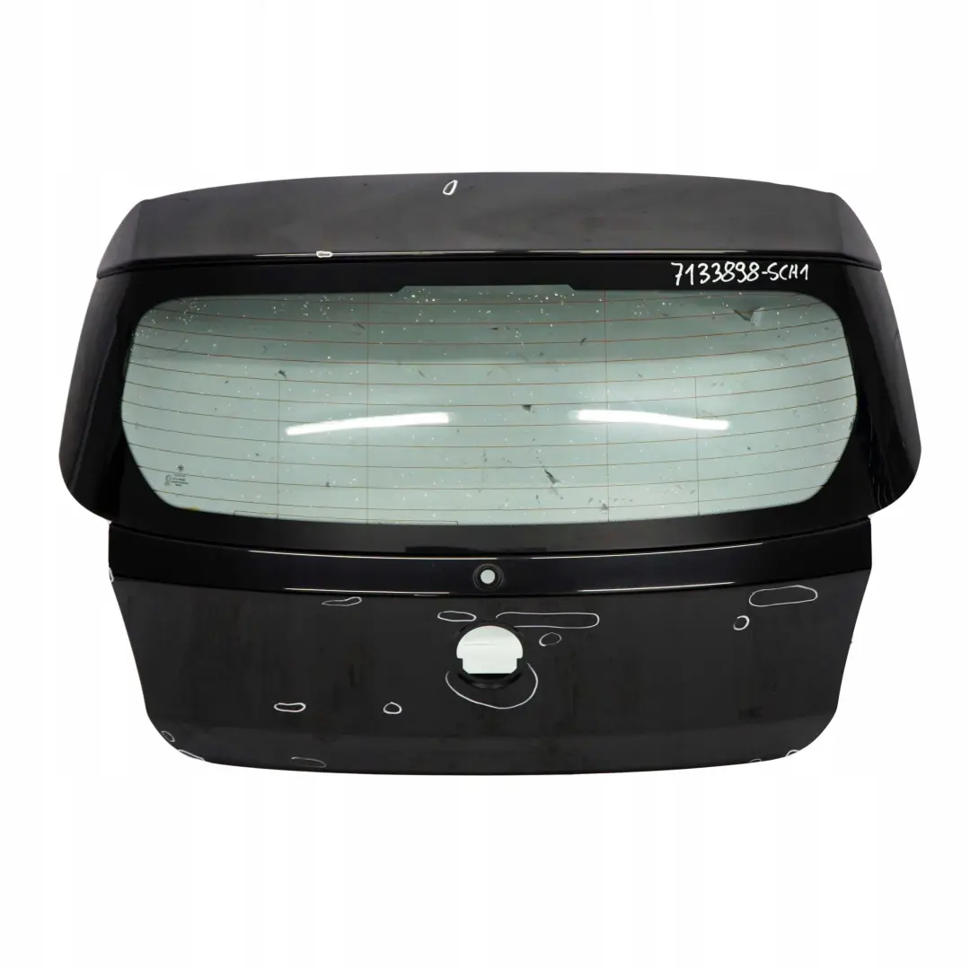  Genuine BMW 1 SERIES 1 E81 E87 E87N Trunk Lid Tailgate Boot Lid Black Schwarz 2 - SKU 7133898-SCH1 - Part number 7133898