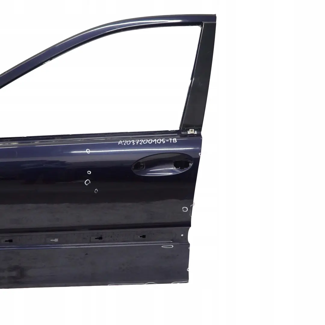  Mercedes-Benz C-Class W203 Door Front Left N/S Tanzanite Blue Metallic - 359 - SKU A2037200105-TB - Part number A2037200105