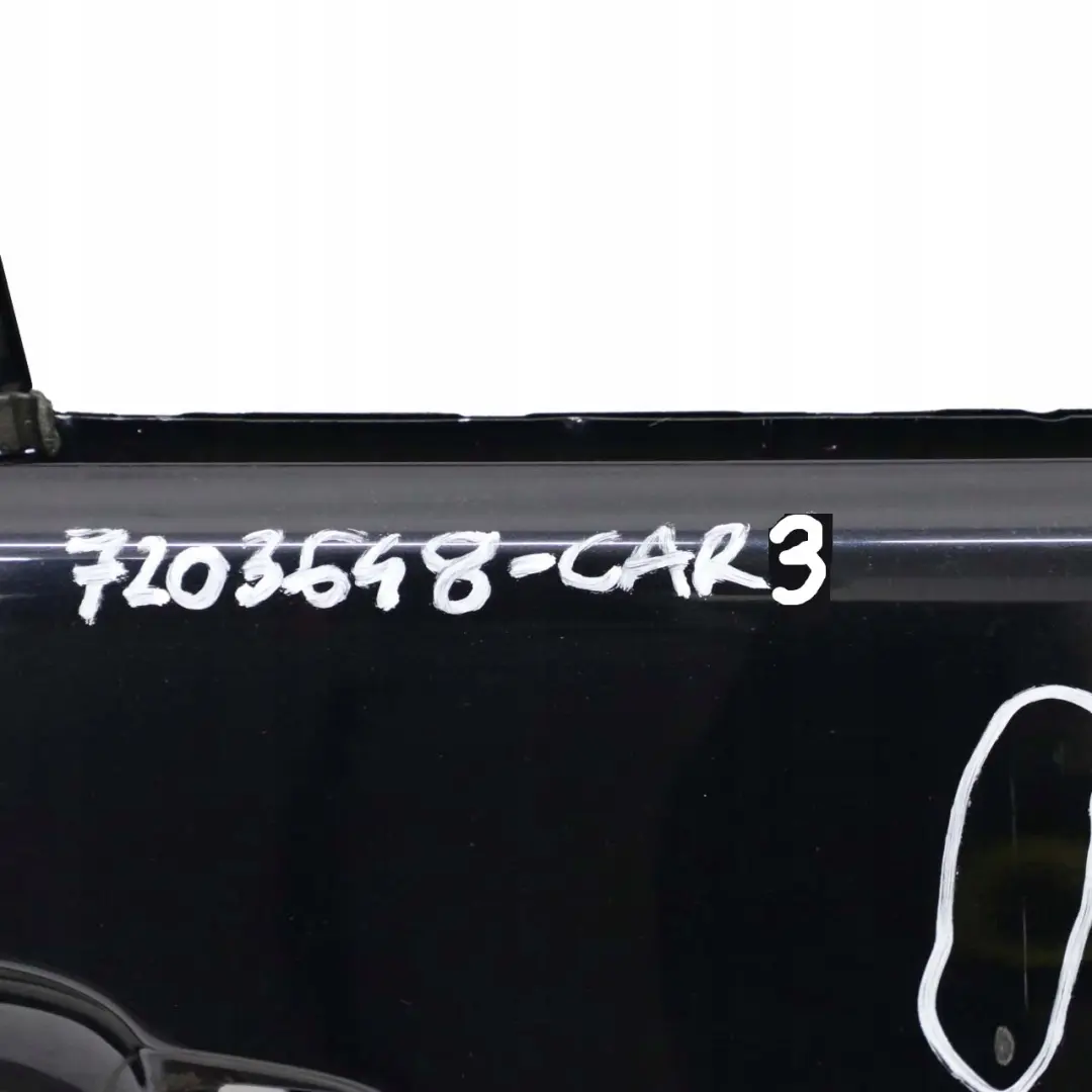 Puerta Trasera Derecha Carbonschwarz Negro Carbono - 416 para BMW E90 3 con número de pieza 7203648 BMW E90 3 Puerta Trasera Derecha Carbonschwarz Negro Carbono - 416 - SKU 7203648-CAR3 - Número de pieza 7203648