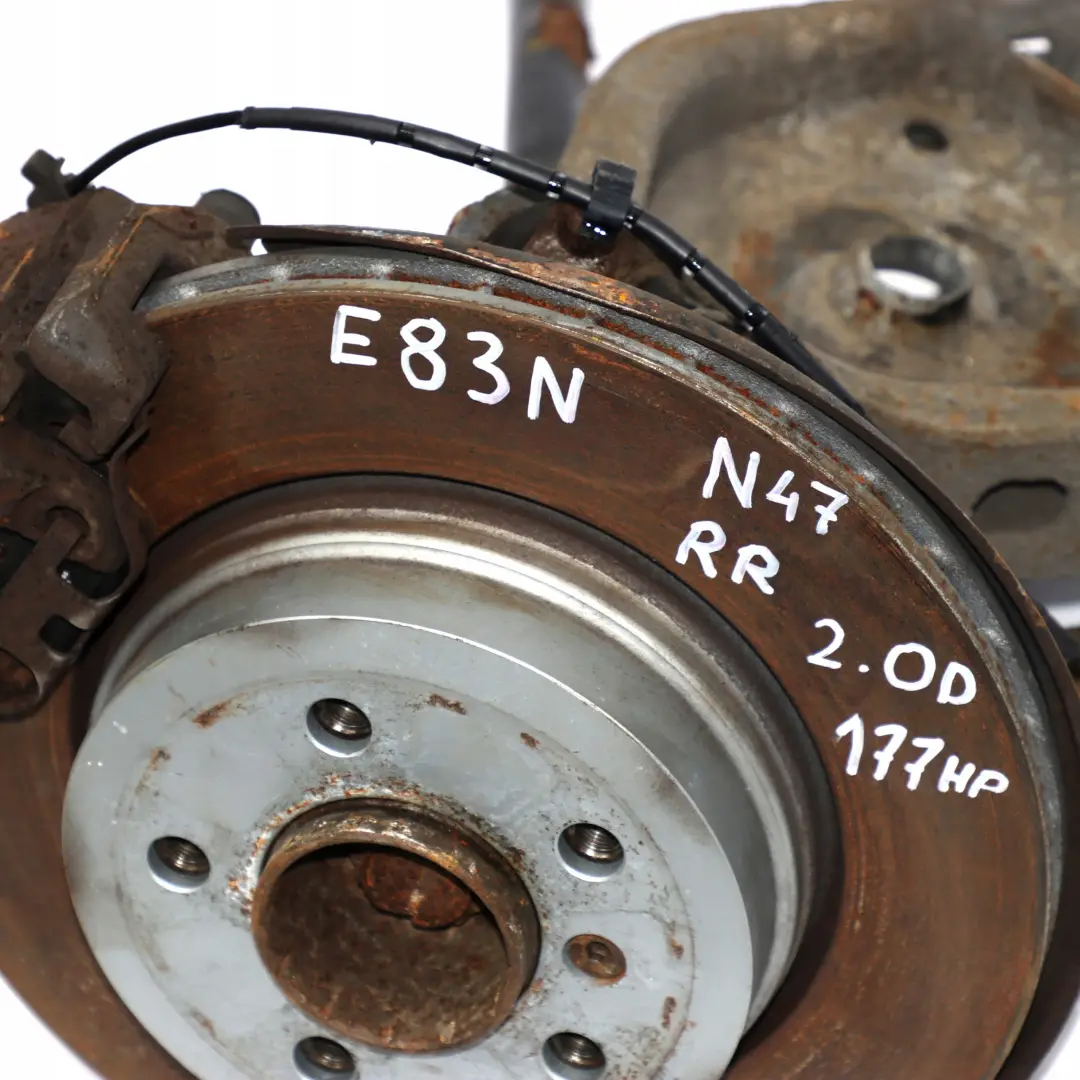 N47 Rear Right O/S Suspension Leg Arm Brake Caliper Disc to BMW X3 Series E83 2.0d with Part number 3420502 BMW X3 Series E83 2.0d N47 Rear Right O/S Suspension Leg Arm Brake Caliper Disc - SKU 3420502-4 - Part number 3420502