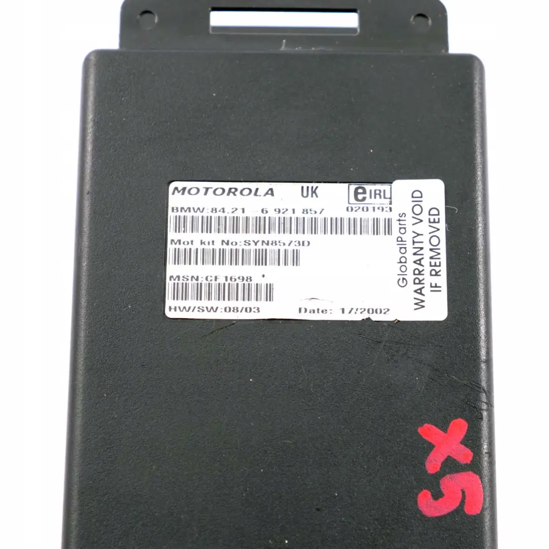 BMW 3 X5 E46 E53 Motorola electronique Commande - SKU 6921857 - Numéro de pièce 6921857