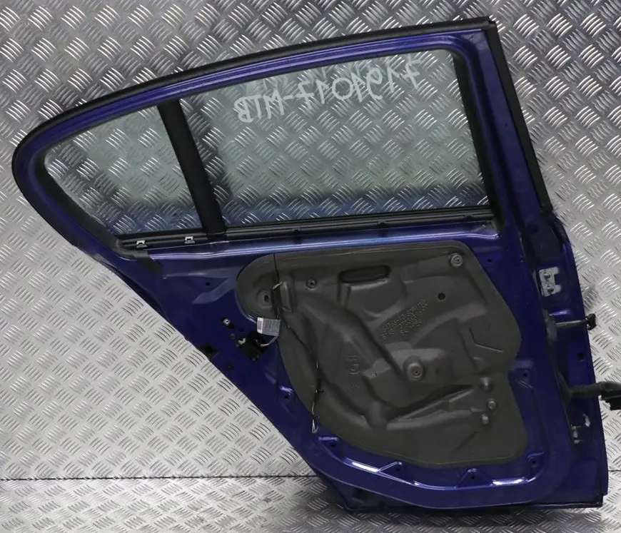 Door Rear Left N/S Montegoblau Montego Blau Blue Metallic to BMW 1 SERIES E87 E87N with Part number 7191017 BMW 1 SERIES E87 E87N Door Rear Left N/S Montegoblau Montego Blau Blue Metallic - SKU 7191017-MTB - Part number 7191017