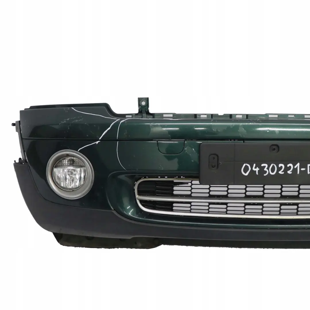 BMW Mini R55 R56 1 Complete Front Bumper Trim Panel British Racing Green - A67 - SKU 0430221-BRG1 - Part number 0430221