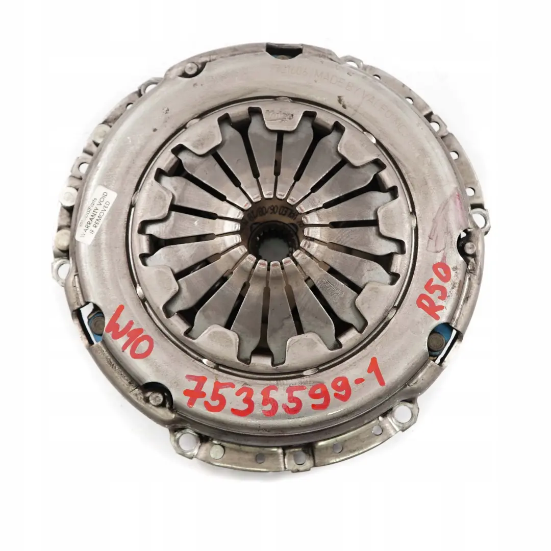 Mini Cooper One R50 R52 Petrol W10 Clutch Pressure Plate Disc Kit Set 7561754 - SKU 7535599-1 - Part number 7535599