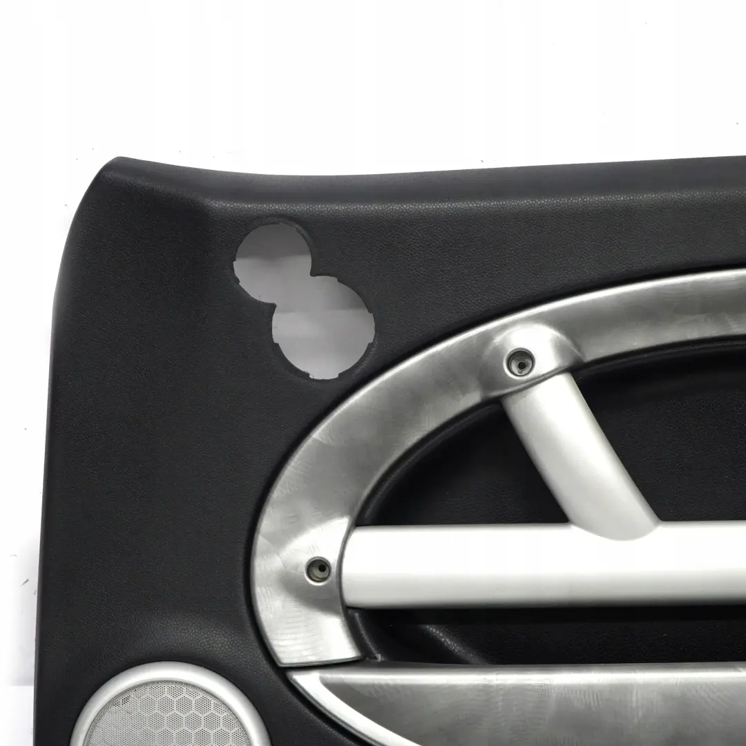 Delantera Derecha Tarjeta de Puerta Trim Pantera Negro Aleacion Patina para Mini R50 con número de pieza 7070628 Mini R50 Delantera Derecha Tarjeta de Puerta Trim Pantera Negro Aleacion Patina - SKU 7070628-2 - Número de pieza 7070628