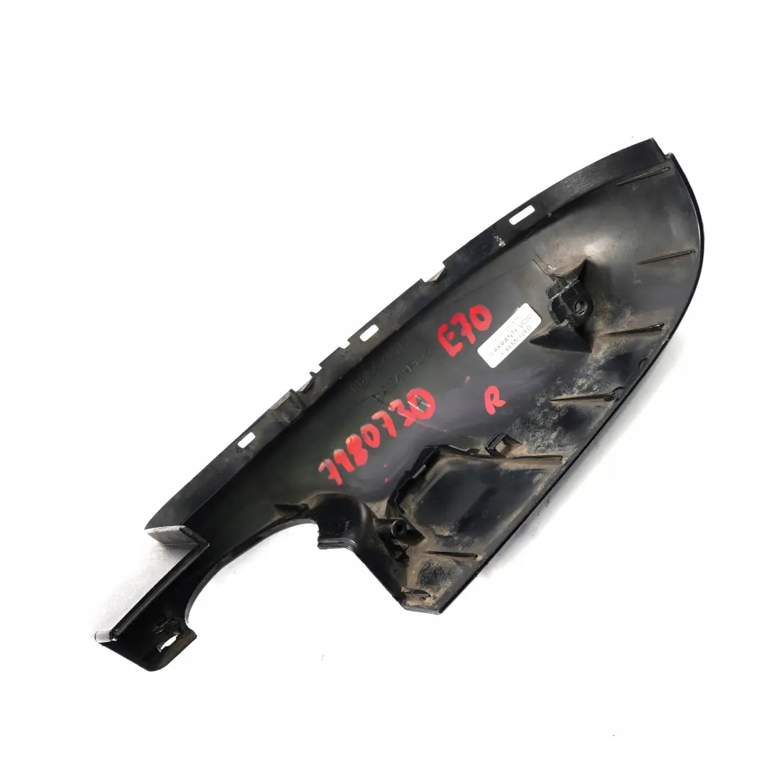 Cap Trim Lower Bottom Right Wing Mirror to BMW X5 X6 Series E70 E71 Cover with Part number 7180730 BMW X5 X6 Series E70 E71 Cover Cap Trim Lower Bottom Right Wing Mirror - SKU 7180730 - Part number 7180730