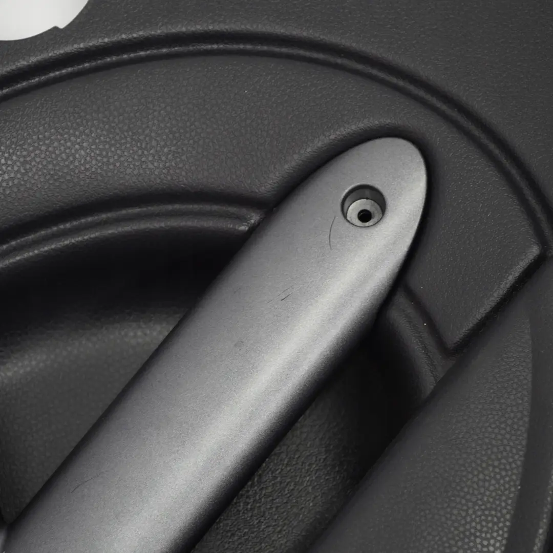 Türverkleidung Dekor Vorne Links Panther Black Schwarz Leder für BMW Mini R50 mit Teilenummer 7113431 BMW Mini R50 Türverkleidung Dekor Vorne Links Panther Black Schwarz Leder - SKU 7113431-2 - Teilenummer 7113431