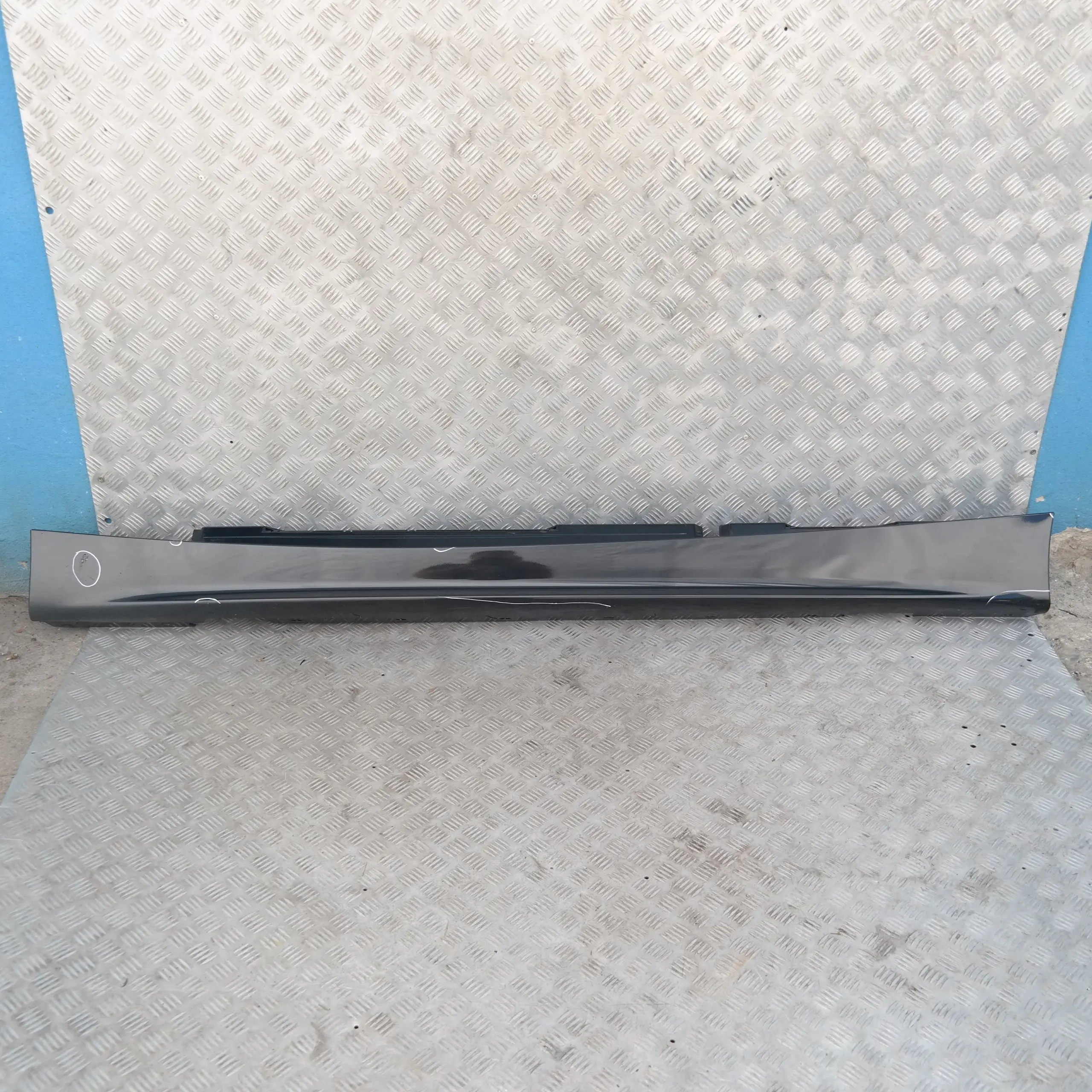 BMW E87 Sill Strip Side Skirt Left N/S Black Sapphire Metallic - 475