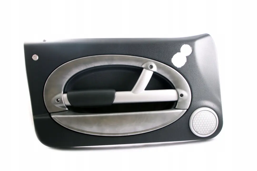Front Left N/S Door Card Trim Panther Black Alloy Patina to BMW Mini R50 R53 2 with Part number 7070627 BMW Mini R50 R53 2 Front Left N/S Door Card Trim Panther Black Alloy Patina - SKU 7070627-2 - Part number 7070627