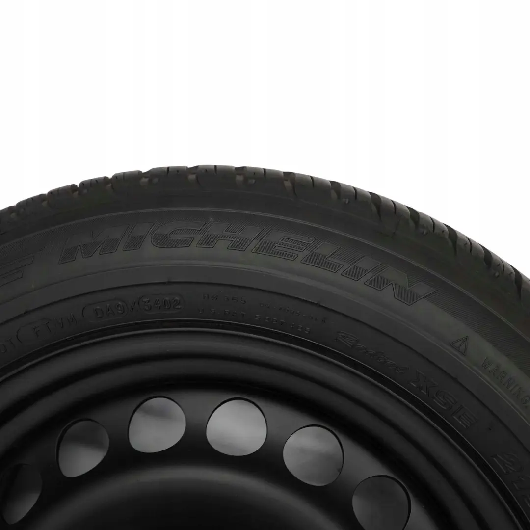  Mercedes-Benz E W210 Spare Wheel Steel 16" 7 1/2 J Tyre R16 215/55 - SKU A2104000802 - Part number A2104000802