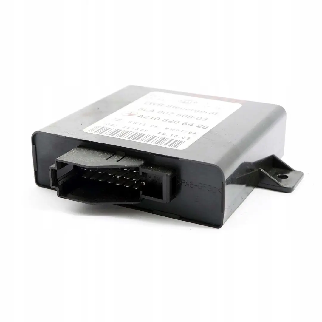 Mercedes-Benz CLK W208 E W210 Xenon Headlight Level Control Unit Module LWR to with Part number A2108206426 Mercedes-Benz CLK W208 E W210 Xenon Headlight Level Control Unit Module LWR - SKU A2108206426 - Part number A2108206426