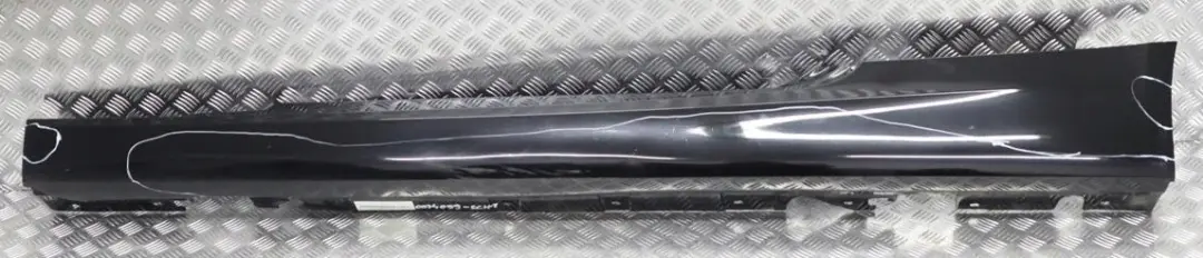 BMW E92 E93 Listello Portiera Gonna SX Nero 2 - 668 - SKU 0034059-SCH1 - Numero di parte 0034059