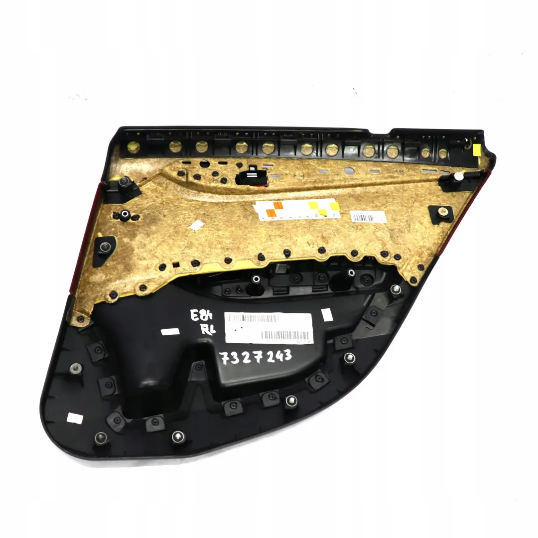 Fila E84 Posteriore Sinistro Porta Pannello Tessuto Mediana Vermilionrot per BMW X1 con numero di parte 7327243 BMW X1 Fila E84 Posteriore Sinistro Porta Pannello Tessuto Mediana Vermilionrot - SKU 7327243 - Numero di parte 7327243