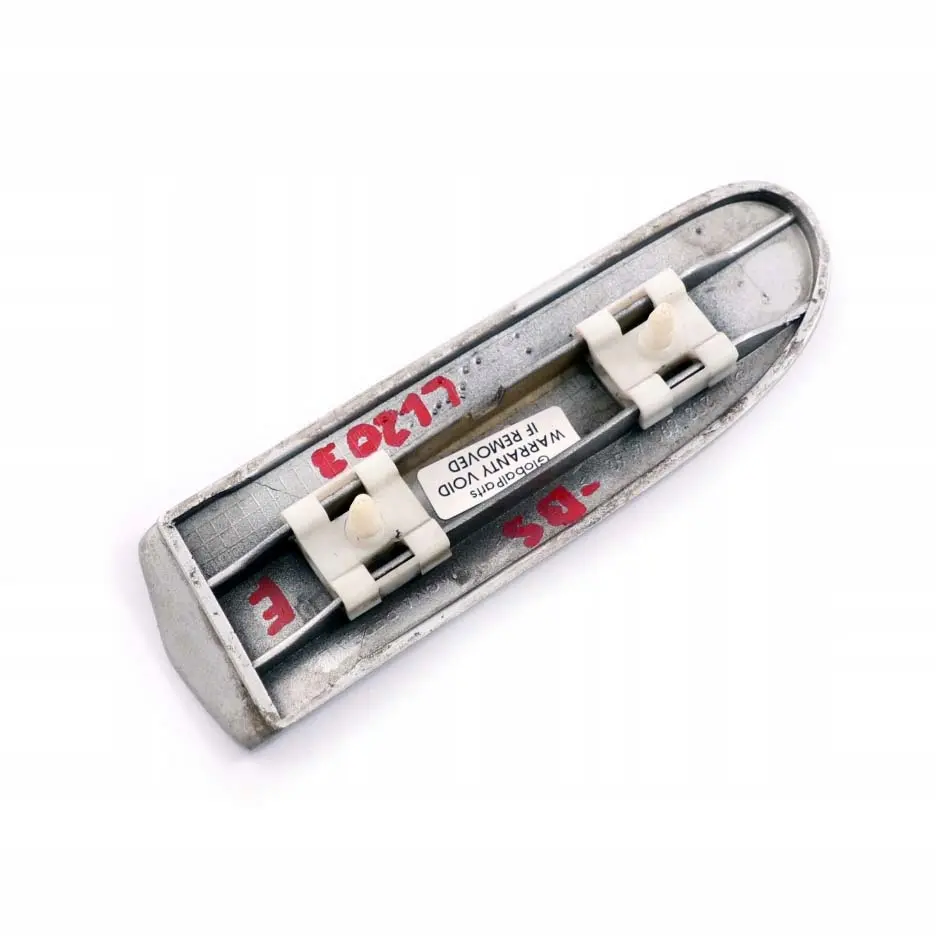 Striscia Parafango Anteriore Sinistro Argento Brillante per Mercedes Cl203 con numero di parte A2036904162 Mercedes Cl203 Striscia Parafango Anteriore Sinistro Argento Brillante - SKU A2036904162-BS - Numero di parte A2036904162