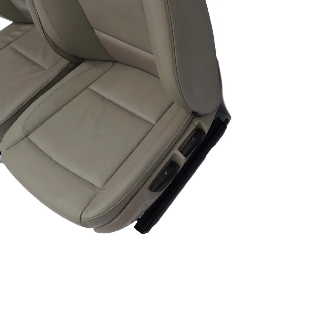 BMW Cabrio Fotel prawy lewy kanapa skóra beige - SKU E88 Beige Leather Seats - Numer Części E88