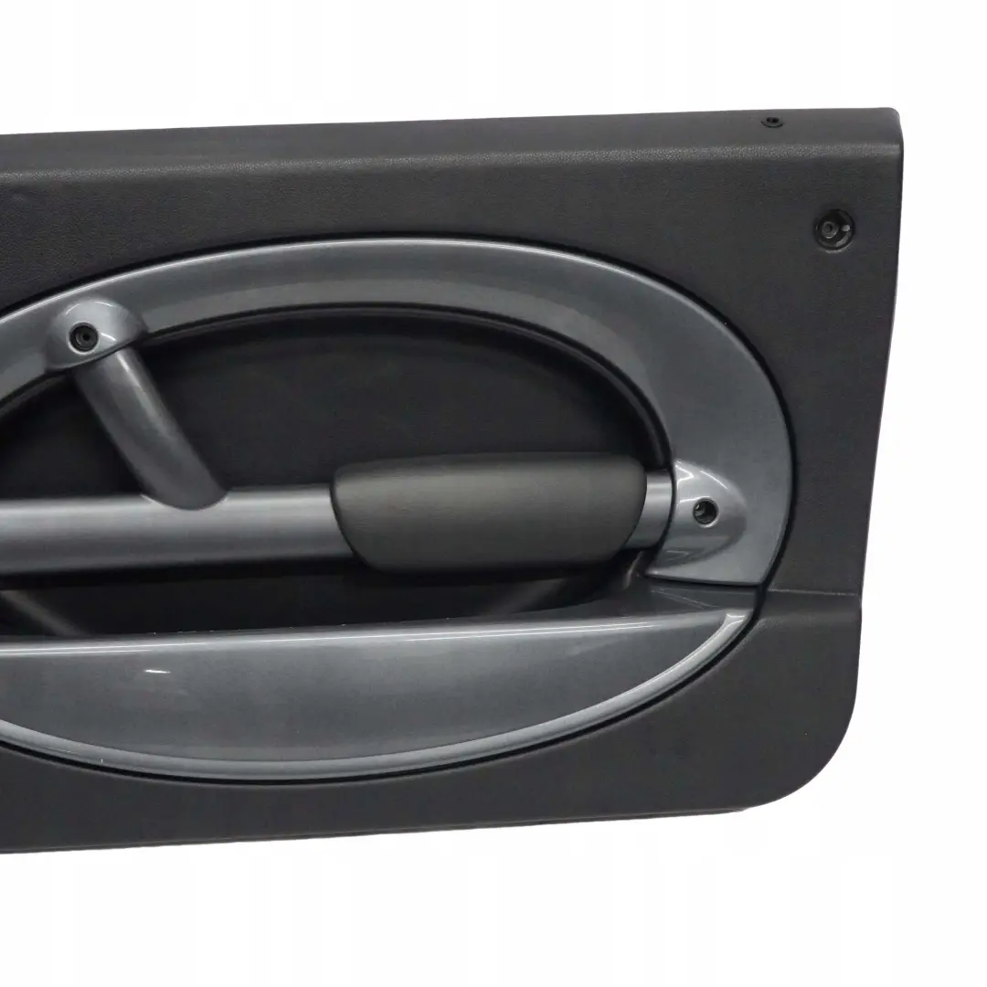 Front Right O/S Door Card Side Trim Panther Black Anthracite to BMW Mini R50 R53 with Part number 7113432 BMW Mini R50 R53 Front Right O/S Door Card Side Trim Panther Black Anthracite - SKU 7113432 - Part number 7113432