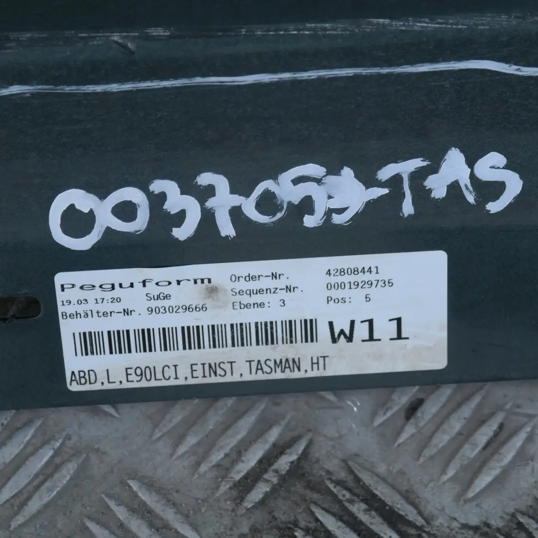 listwa nakładka próg lewy do BMW E90 E91 LCI o numerze 37059 BMW E90 E91 LCI listwa nakładka próg lewy - SKU 0037059-TAS - Numer Części 37059