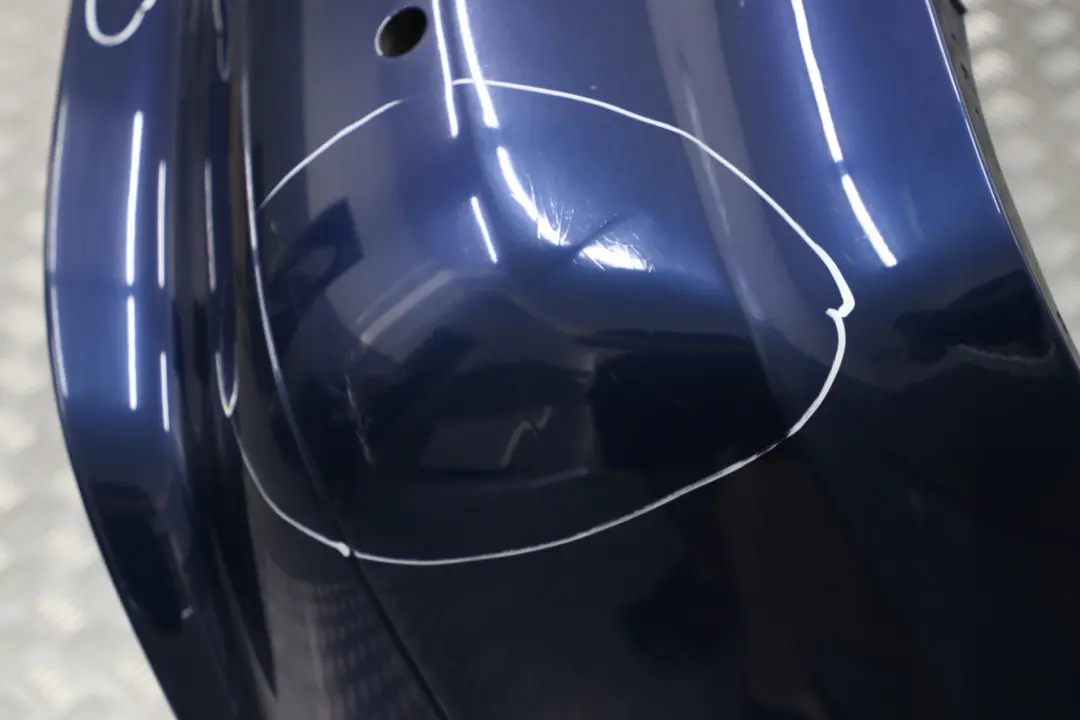 Bumper Trim Panel PDC Mysticblau Blue Metallic to BMW 5 Series E61 Touring Rear with Part number 0306983 BMW 5 Series E61 Touring Rear Bumper Trim Panel PDC Mysticblau Blue Metallic - SKU 0306983-MYS - Part number 0306983