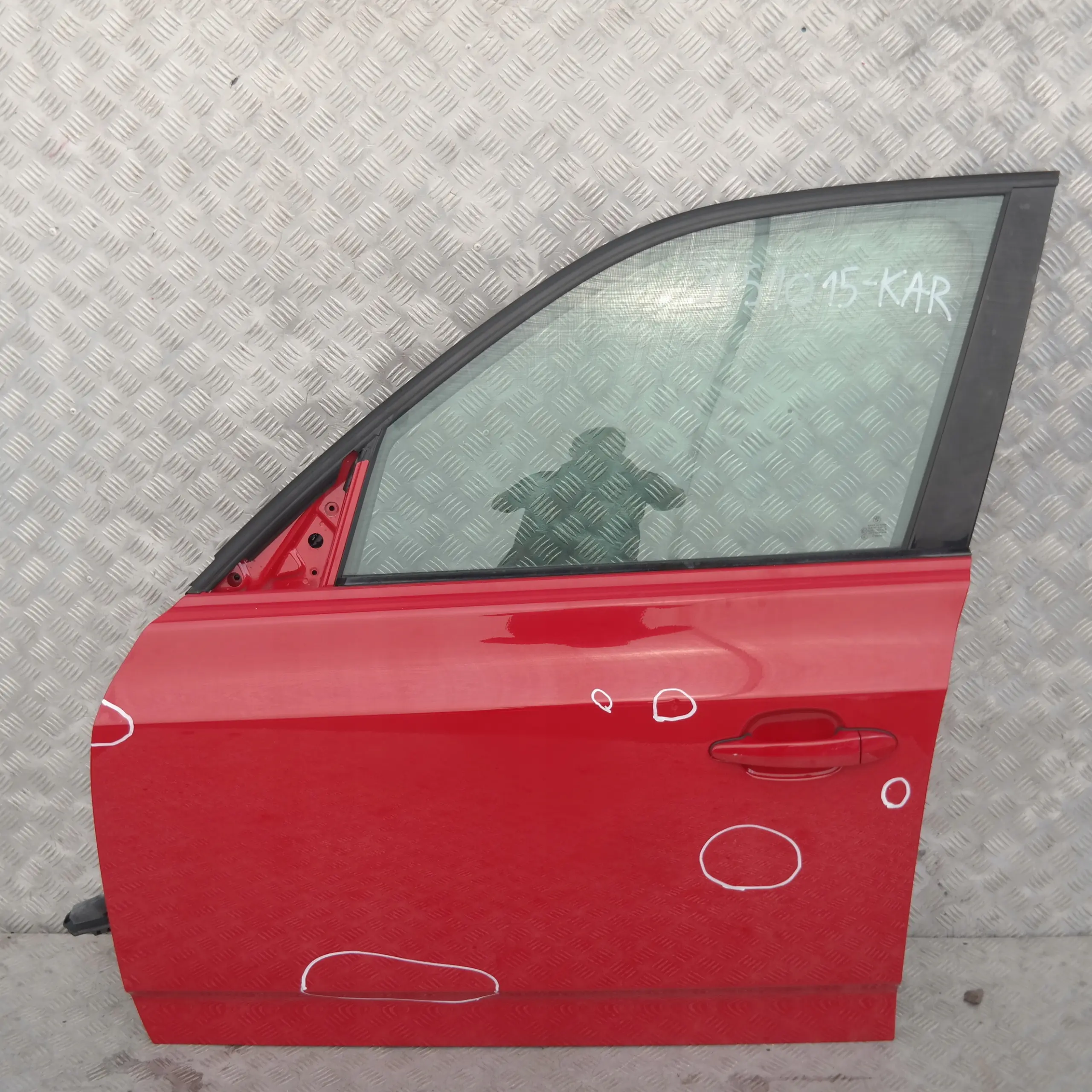 BMW X3 E83 E83N LCI Lato Porta Anteriore Sinistra Rosso-Cremisi Rosso - A61