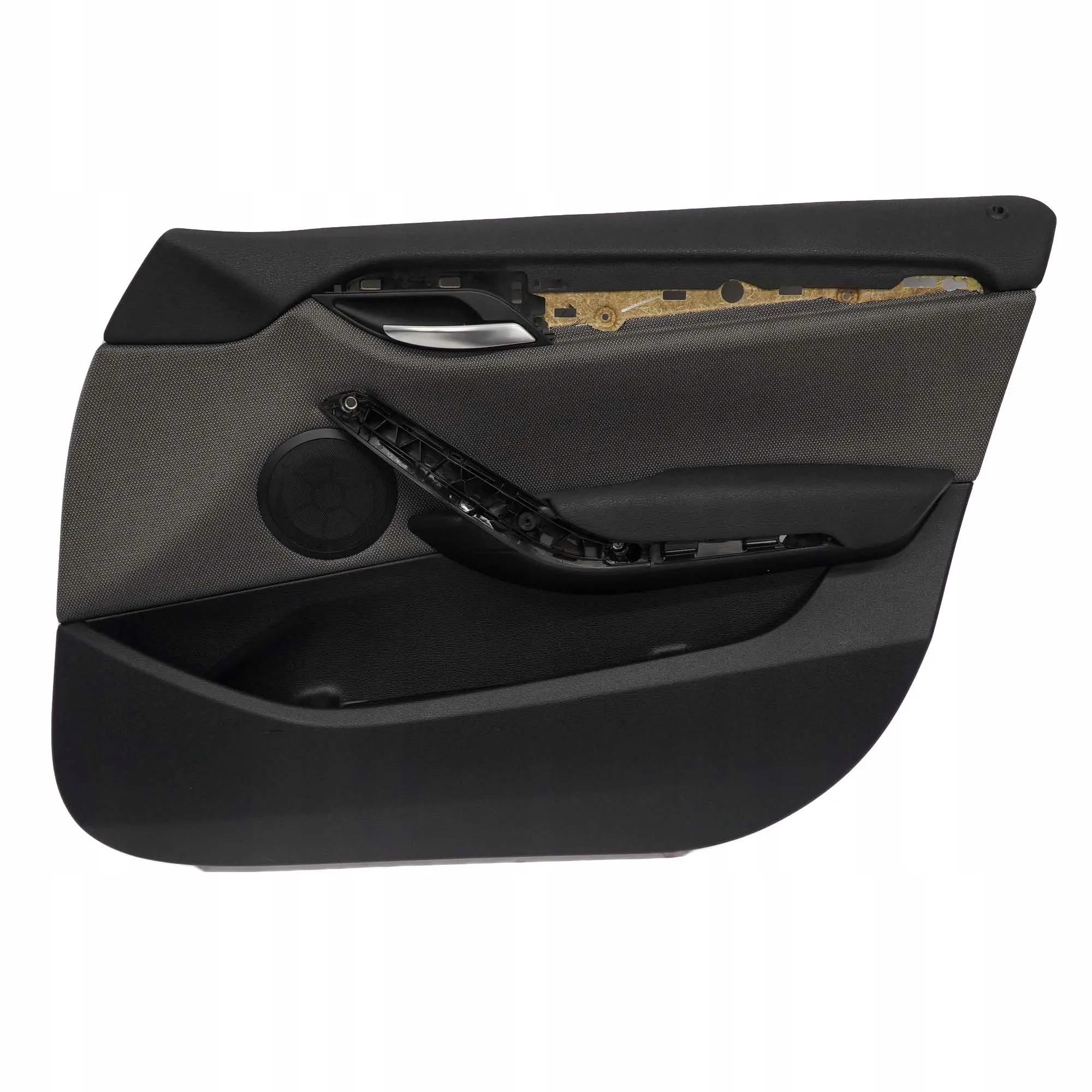 BMW X1 E84 Panneau Portieres Avant Droite Tissu Anthracite Effet Argente