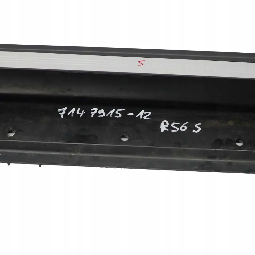 BMW Mini Cooper S R56 R57 R58 R59 Left Door Sill N/S Cover Side Skirt - SKU 7147915-12 - Part number 7147915