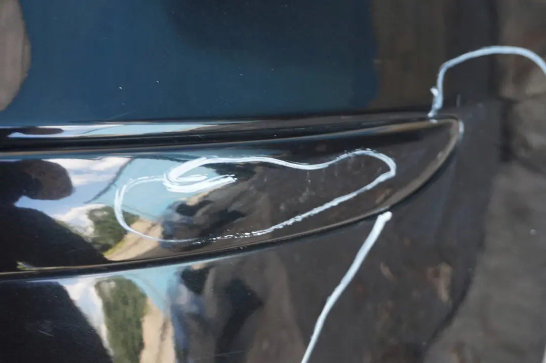 BMW E87 Zderzak tylny tył pdc black saphire 475 - SKU 0032630-BS6 - Numer Części 51120032630