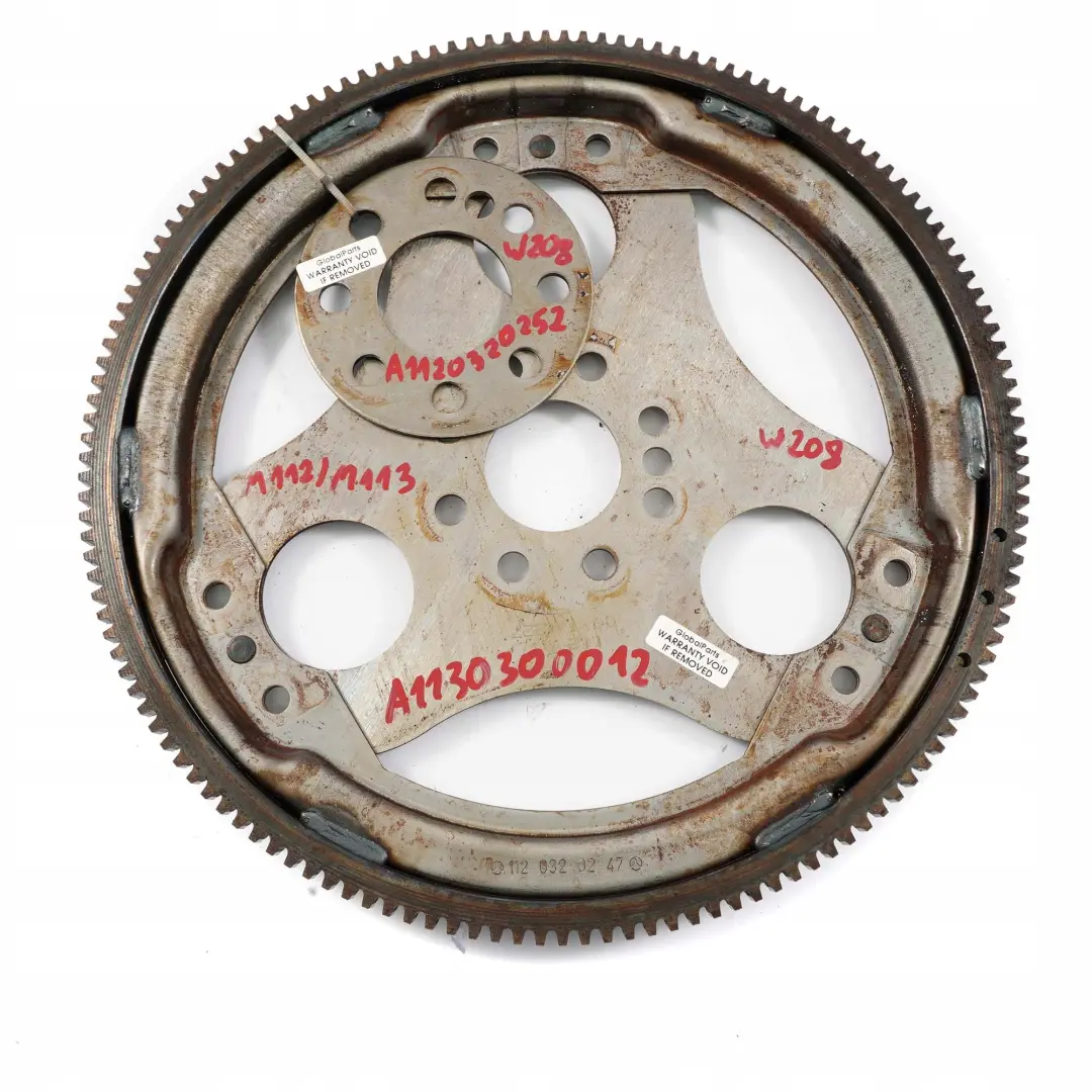 Mercedes-Benz W203 W208 W210 W220 M112 M113 Automatic Gearbox Flywheel Ring to with Part number A1130300012 Mercedes-Benz W203 W208 W210 W220 M112 M113 Automatic Gearbox Flywheel Ring - SKU A1130300012 - Part number A1130300012