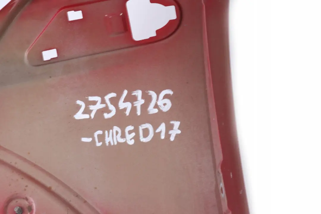 BMW MINI Cooper 17 R55 R56 R57 R58 Side Panel Front Right Wing O/S Chili Red - SKU 2754726-CHRED17 - Part number 2754726