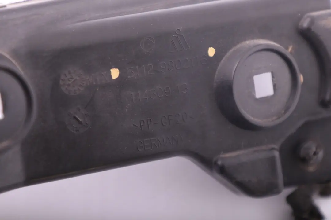 Bumper Guide Right O/S Mount Bracket to Mini R60 Countryman Rear with Part number 9802116 Mini R60 Countryman Rear Bumper Guide Right O/S Mount Bracket - SKU 9802116 - Part number 9802116