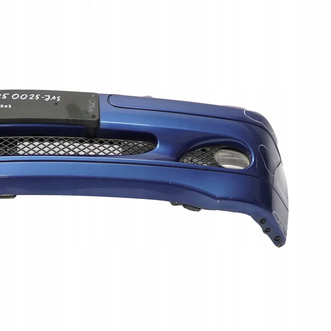 Mercedes-Benz C Klasse W203 Stossfänger Vorn Jaspisblau Blau Metallic - 345 für mit Teilenummer A2038850025 Mercedes-Benz C Klasse W203 Stossfänger Vorn Jaspisblau Blau Metallic - 345 - SKU A2038850025-JAS - Teilenummer A2038850025