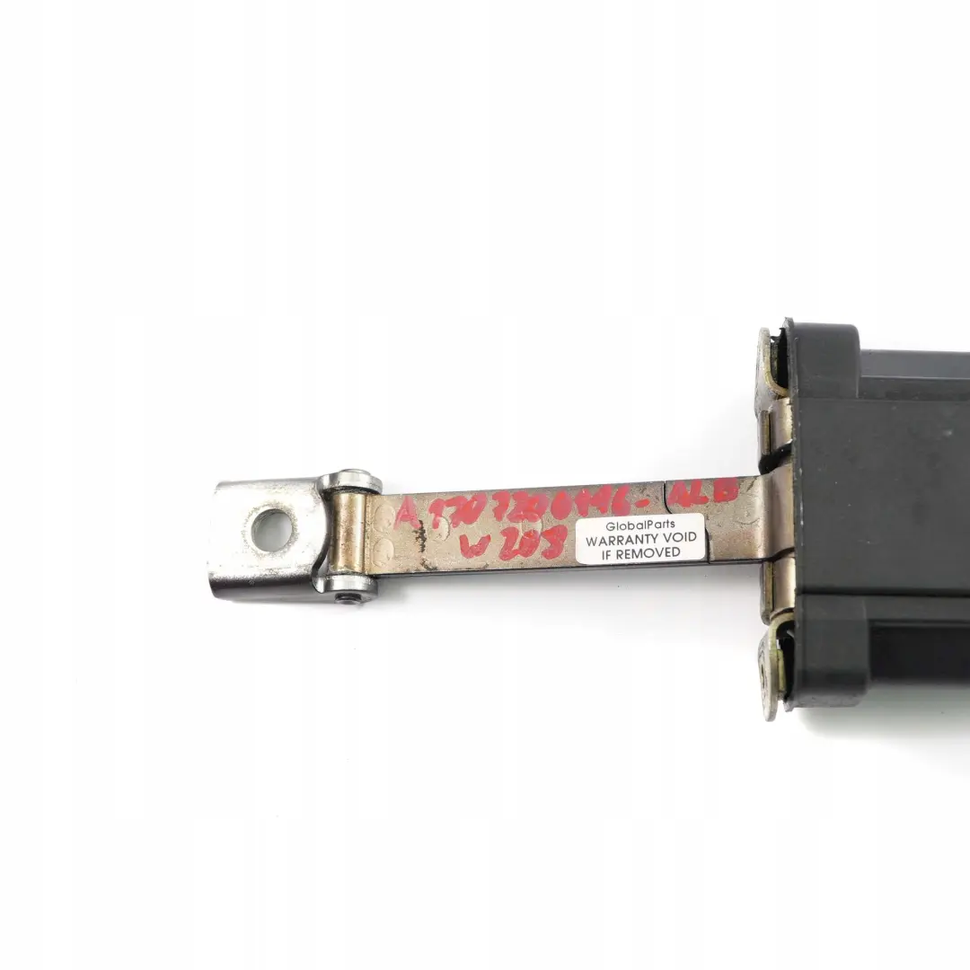 Mercedes-Benz CLK W208 Front Door Check Brake Strap Left Right to with Part number A1707200116 Mercedes-Benz CLK W208 Front Door Check Brake Strap Left Right - SKU A1707200116 - Part number A1707200116
