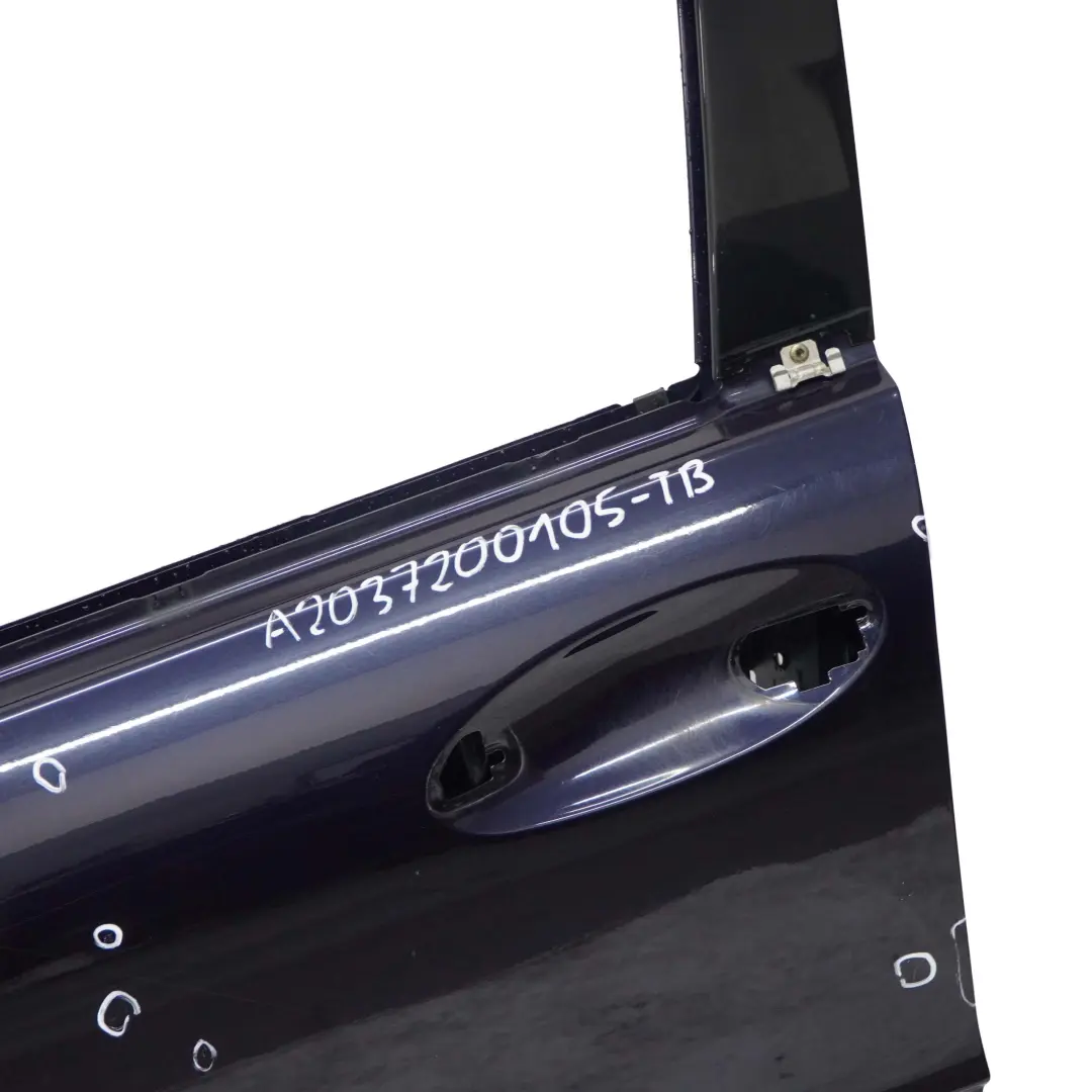Mercedes-Benz C-Class W203 Door Front Left N/S Tanzanite Blue Metallic - 359 to with Part number A2037200105 Mercedes-Benz C-Class W203 Door Front Left N/S Tanzanite Blue Metallic - 359 - SKU A2037200105-TB - Part number A2037200105
