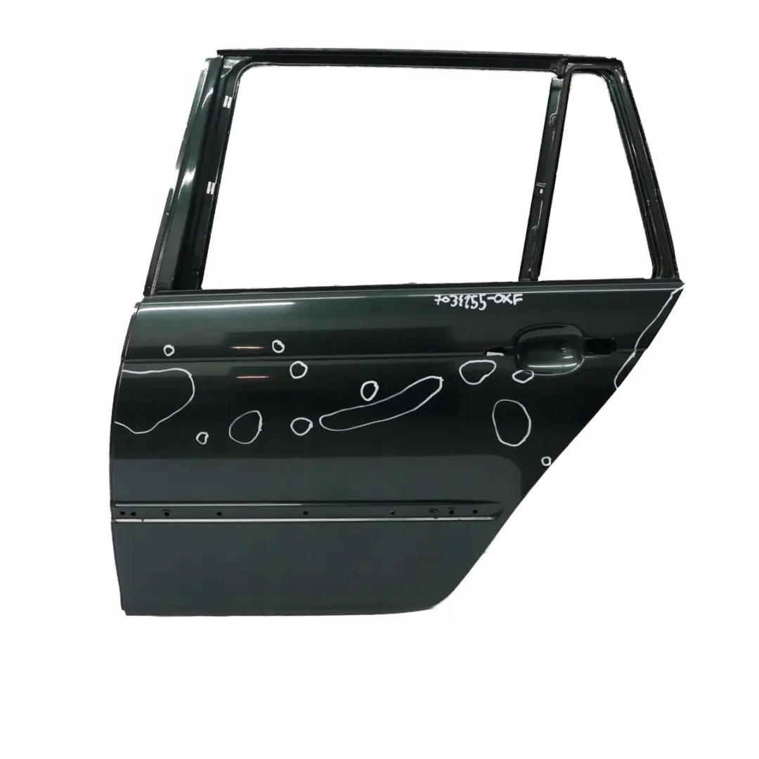 BMW E46 Touring Porta Posteriore Sinistra Verde Oxford Metallizzato - 430 - SKU 7034155-OXF - Numero di parte 7034155