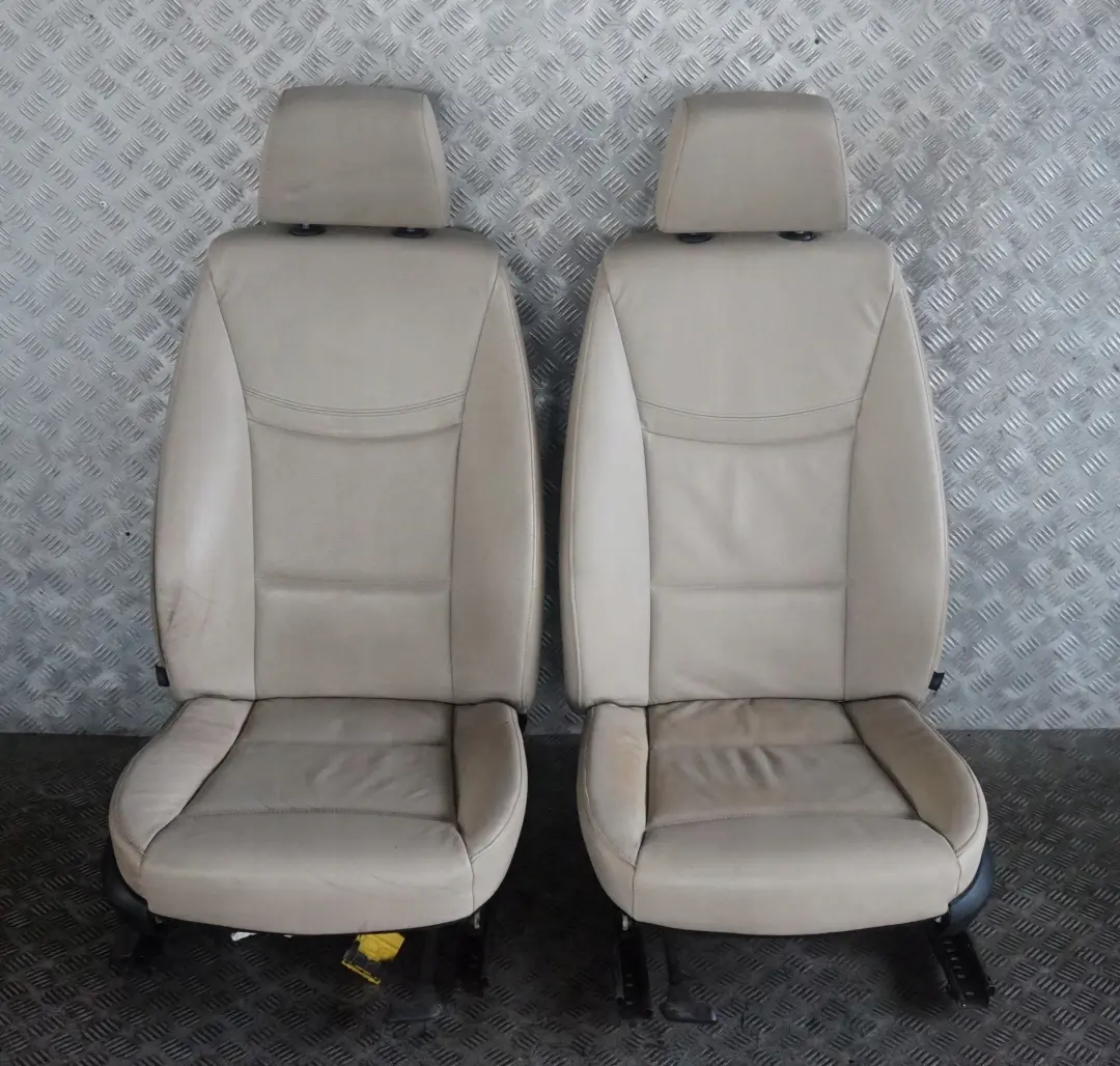 Beige Leather Interior Seats with Airbag Door Cards to BMW 3 Series E90 LCI with Part number E90 LCI Seats Beige Leather BMW 3 Series E90 LCI Beige Leather Interior Seats with Airbag Door Cards - SKU E90 LCI Seats Beige Leather - Part number E90 LCI Seats Beige Leather