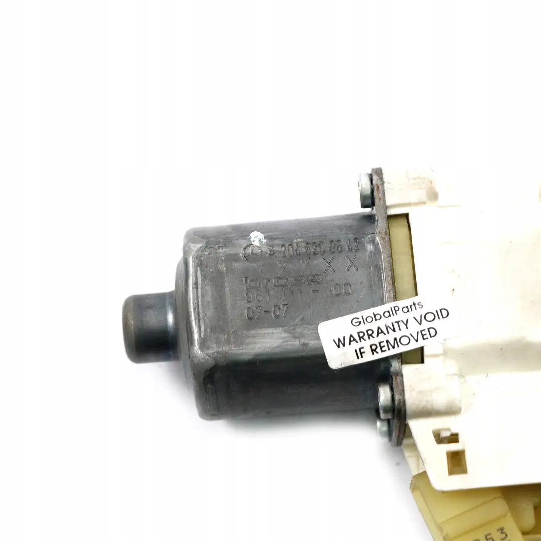 Mercedes-Benz C E W204 W212 Rear Right O/S Door Window Lifter Motor to with Part number A2048200642 Mercedes-Benz C E W204 W212 Rear Right O/S Door Window Lifter Motor - SKU A2048200642 - Part number A2048200642