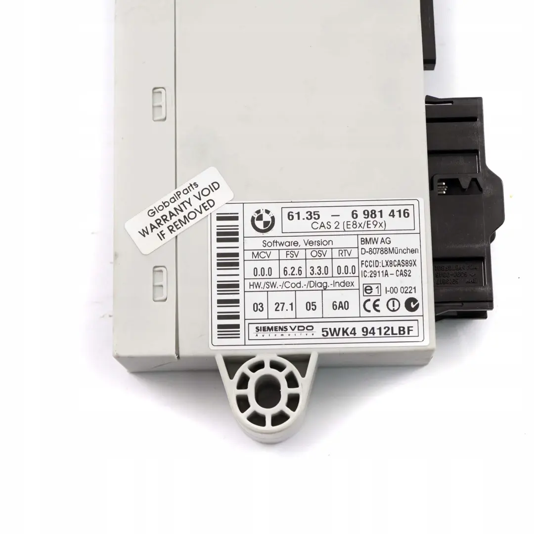 BMW E60 E90 E91 325i 525i N52 218HP Engine ECU Kit DME CAS2 + Key Manual - SKU 7559178-1 - Part number 7559178
